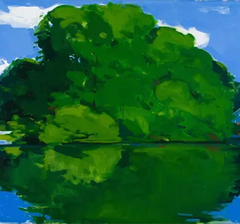 Crystal Lake Painting